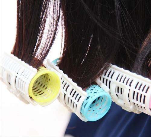 包邮 空气刘海神器内扣塑料卷发器短发卷发夹大卷 卷发筒美发工具 - 图2