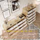 Shell chest cabinet solid wood light luxury high-end