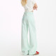 NERESUM butterfly embroidered trousers ກົງ
