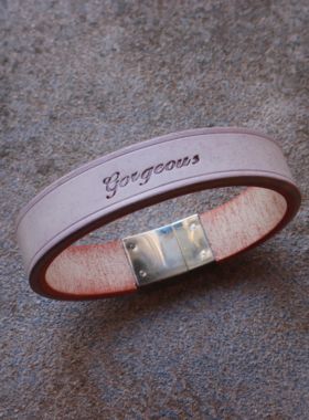 原创手工定制情侣手环真皮手环