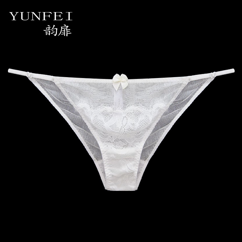 韵扉夏季高端真丝性感女士内裤透明桑蚕丝t裤头低腰透气薄三角t裤,淘宝优惠券,粉丝福利购,淘宝优惠卷