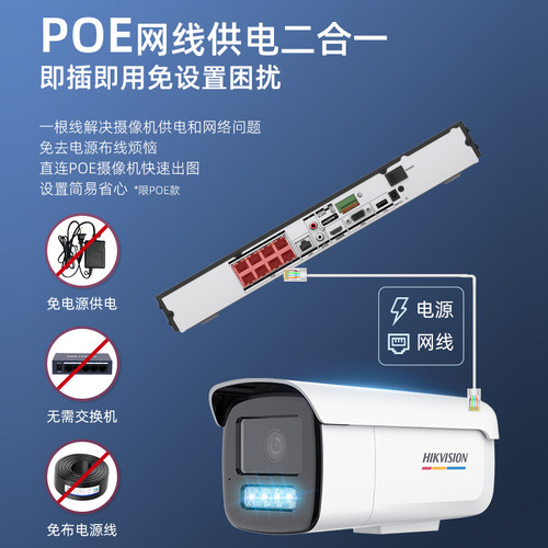 海康威视网络高清硬盘录像机8/16/32路监控主机7816N-R2双盘位NVR - 图2