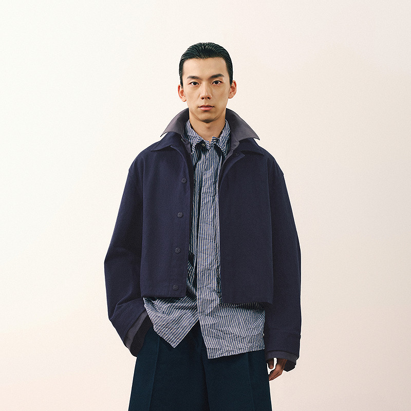 [商场同款]速写男装2026春新品翻领夹克短款假两件外套9Q2611860,淘宝优惠券,粉丝福利购,淘宝优惠卷