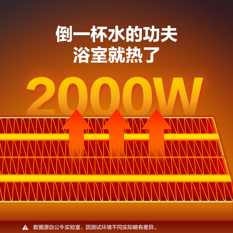 公牛壁挂式免打孔取暖器家用浴室卫生间洗澡浴霸办公室桌面取暖器,淘宝优惠券,粉丝福利购,淘宝优惠卷
