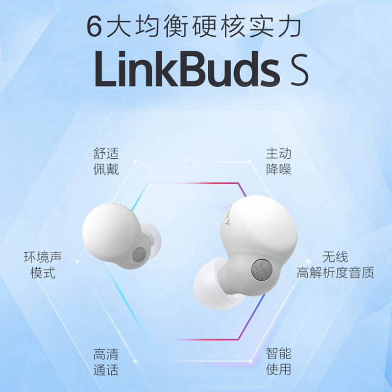 Sony/索尼 LinkBuds S入耳式舒适防水真无线蓝牙降噪耳机WFLS900N-图0