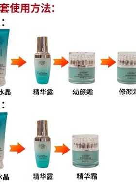 正品资春堂套装正品臻皙水嫩赋颜二三四五件套套装五合一