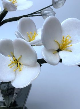 工艺蝴蝶兰花植物摆件创意装饰