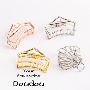 复古金属中大号抓夹发夹