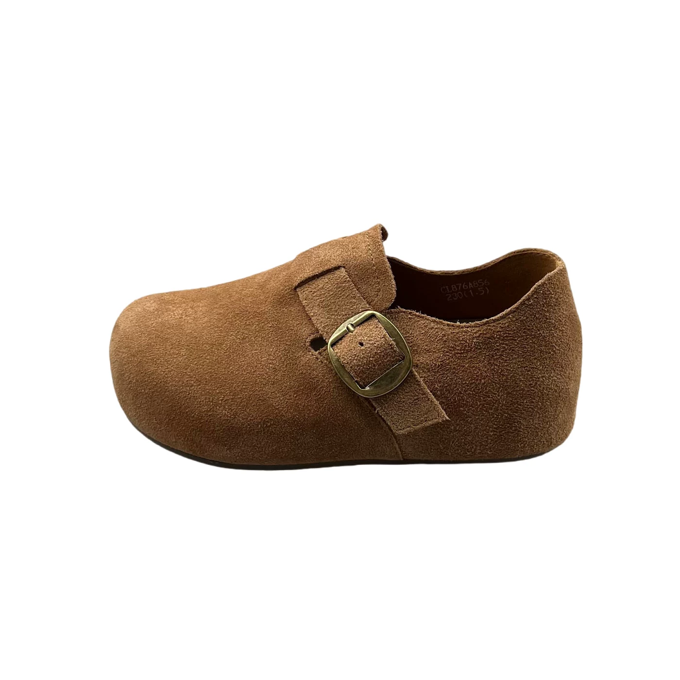 Женские обувь из натуральной кожи с подкладкой для повышения высоты, Birkenstock, новая осень 2025, мягкая поверхность, нескользящая толстая подошва, повседневная обувь‑лоферы