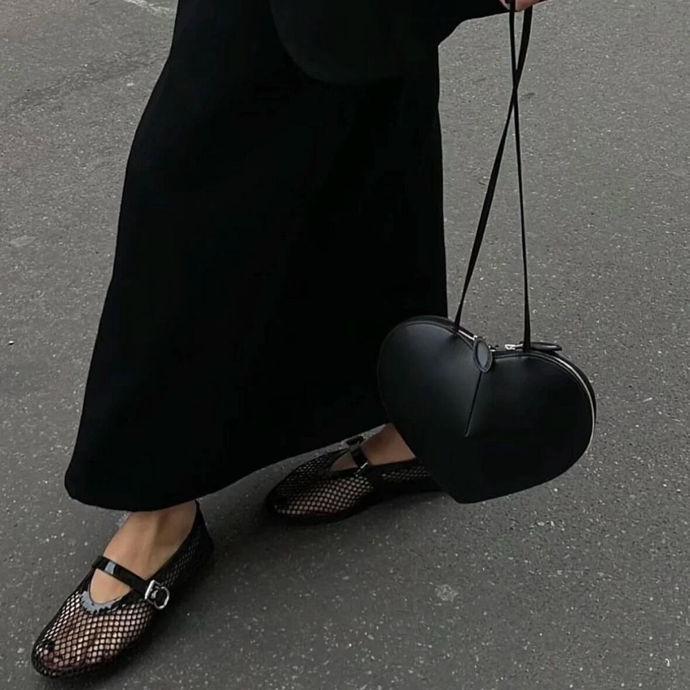 镂空渔网玛丽珍单鞋女2025时髦新款平底舒适透气网面芭蕾舞懒人鞋,淘宝优惠券,粉丝福利购,淘宝优惠卷