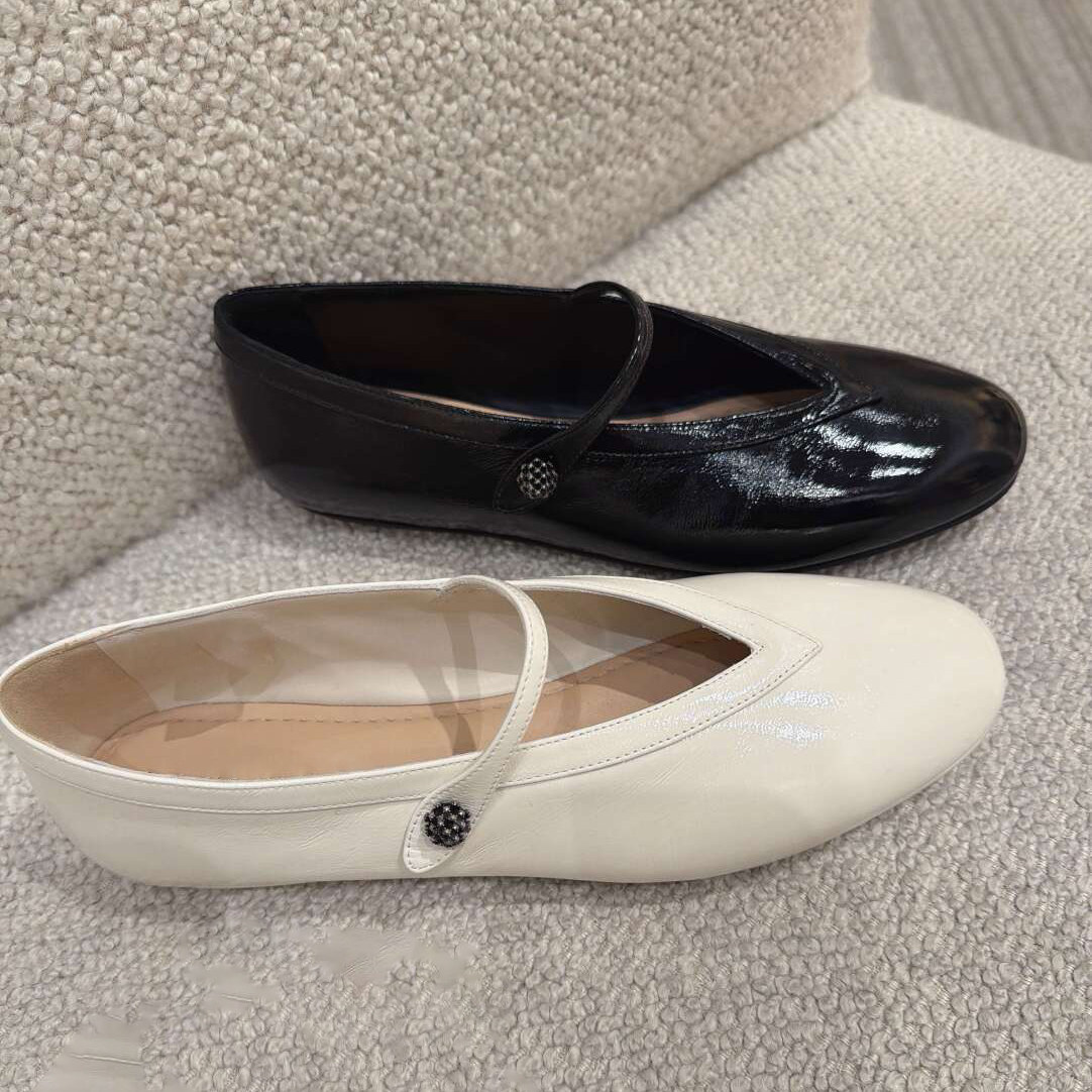 羊皮版~软乎乎时髦一字带玛丽珍单鞋女2026平底浅口芭蕾舞奶奶鞋,淘宝优惠券,粉丝福利购,淘宝优惠卷