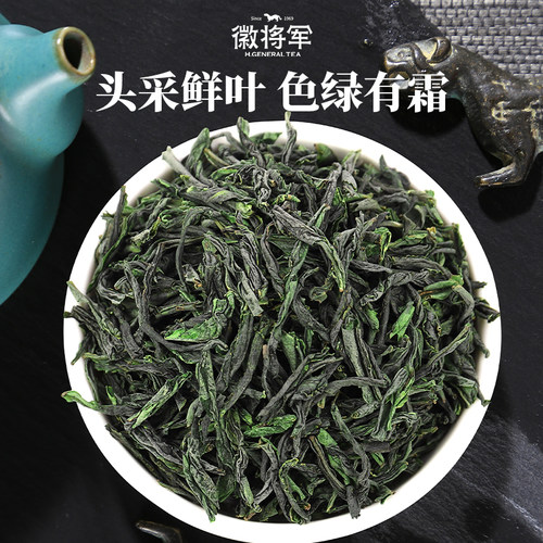 徽将军2026新茶小古六安瓜片春茶安徽绿茶叶特级手工瓜片250g罐装 - 图0