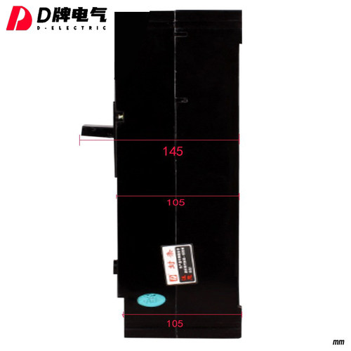D牌DZ20LE漏电断路器630型4300开关4P 630A三相四线保护器单双孔 - 图1