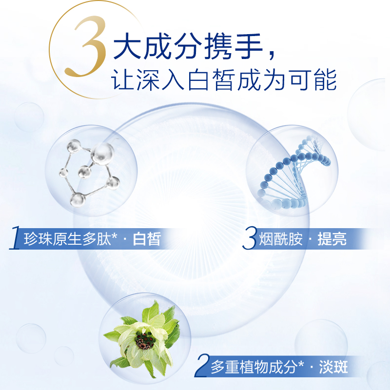 欧诗漫旗舰店欧诗漫美白淡斑面膜30片5盒补水保湿亮肤修护面霜面膜2