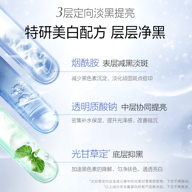 欧诗漫珍珠白美白淡斑水乳套装面霜补水保湿熬夜提亮焕白护肤品女