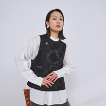 Ruyi Even cloud original Machia womens new national style jacquard retro jade disc buckle Leisure 100 lap shoulder