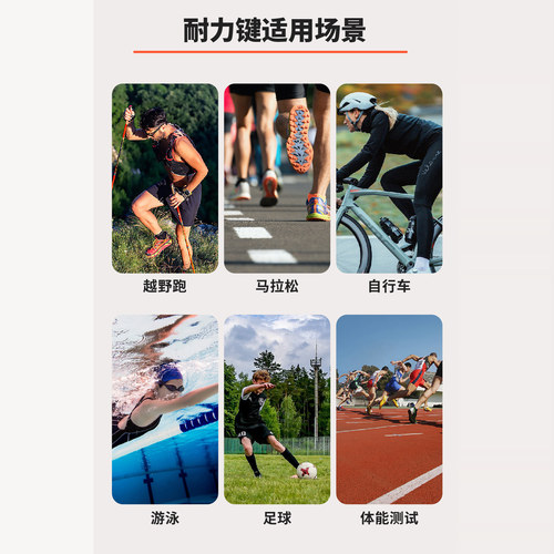 耐力键舒缓乳液耐力健AMP运动马拉松跑步提高体考越野跑骑行登山 - 图1