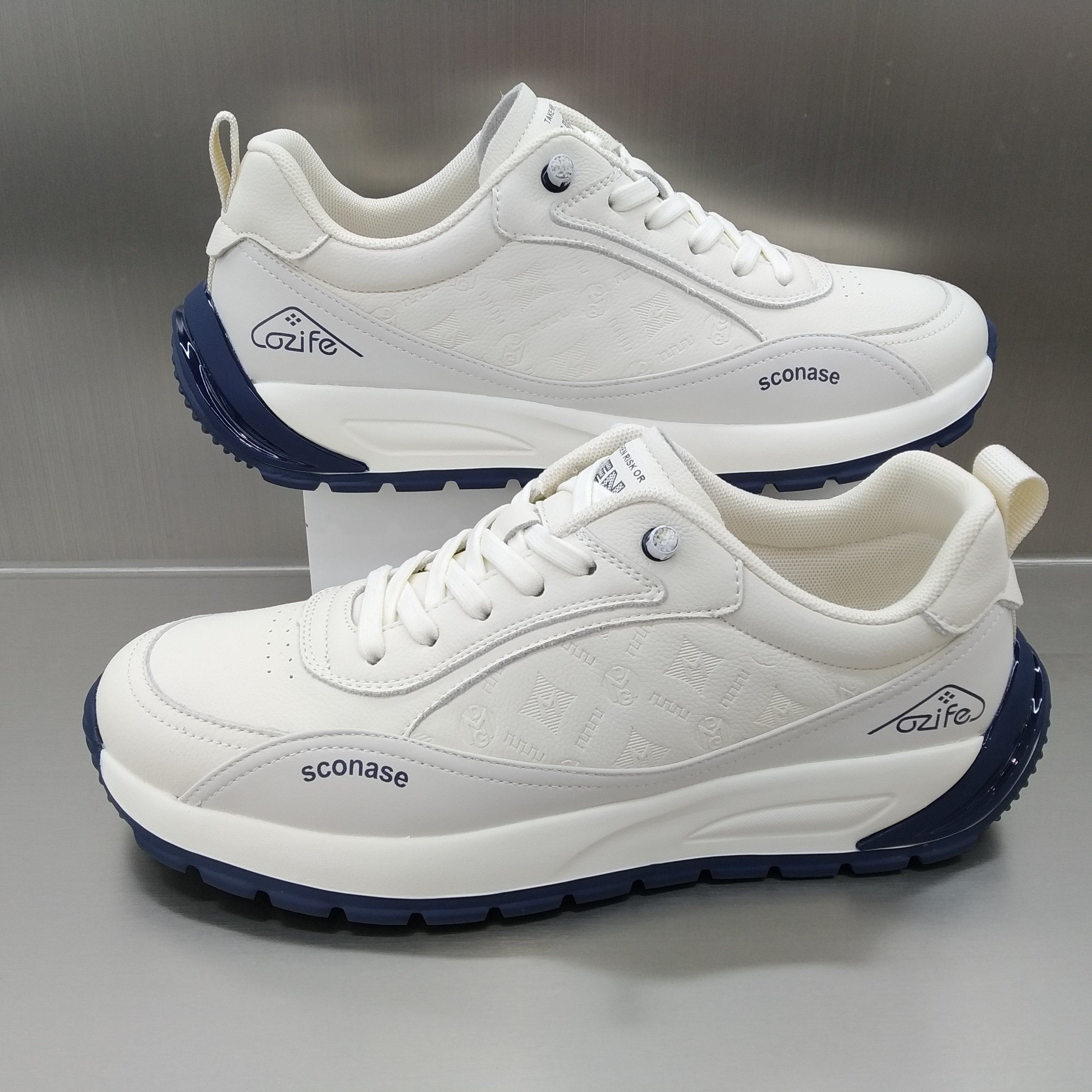 夏发真皮男鞋2026新款春季休闲鞋男士皮鞋软底板鞋小白鞋运动鞋潮,淘宝优惠券,粉丝福利购,淘宝优惠卷