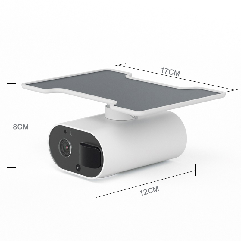 涂鸦智能WiFi太阳能电池摄像头家用语音对讲远程监控防水摄像头 - 图3