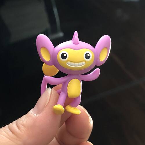 神奇宝贝宠物小精灵WCT呱呱泡沫蛙长尾怪手猴紫色百变怪公仔摆件 - 图2