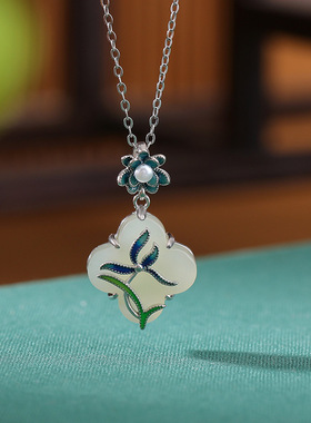 本月新品限时优惠花朵古风项链