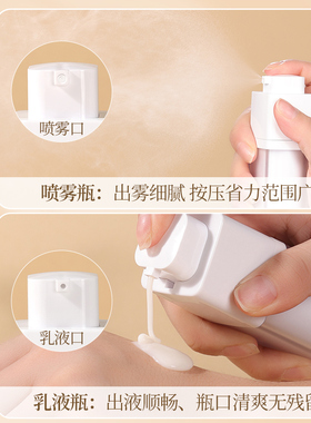 真空分装瓶喷雾瓶便携旅行套装化妆品粉底液护肤卸妆乳液补水空瓶