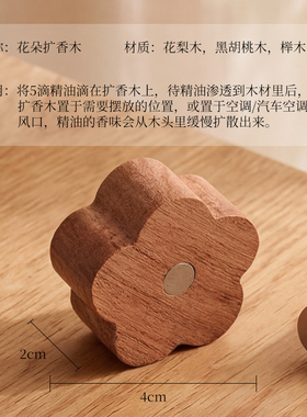 车载无火出风口家用空调挂件香水