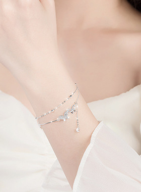 蝴蝶流苏手链女轻奢精致新款