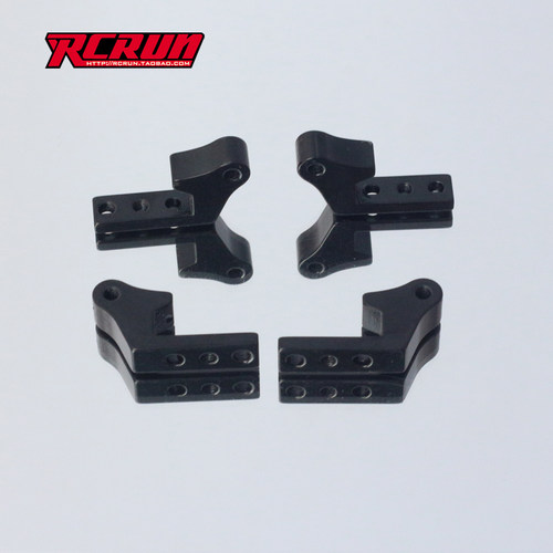 RCRUN 1:10模型车 攀爬车 M6系列改SCX10桥上舵机座 四代天桥座 - 图2