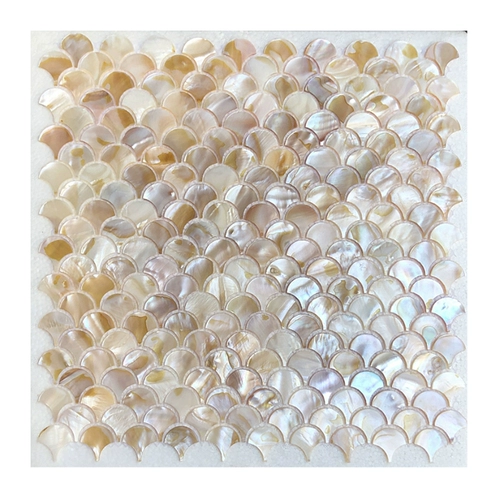 Рыбья чешуя кирпич веерообразная натуральная ракушка мозаичная плитка стикер ванная комната вход в отель гостиная фон украшение стены