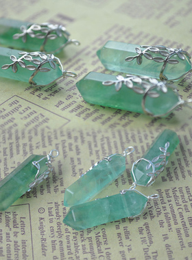 文艺纯银森女小清新毛衣链树叶