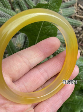 巴西冰种原色加厚百搭旺夫玉镯子