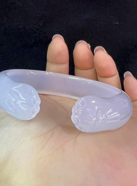 天然可爱猫爪红玛瑙手镯