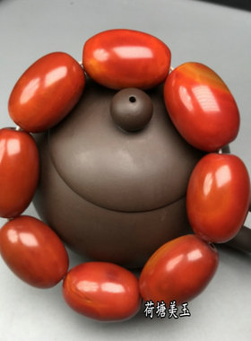 南红玛瑙四川凉山火焰纹手串包邮