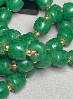 中长款手工Y字项链老琉璃琉璃