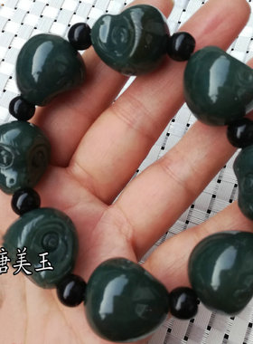 生肖猴男款手串新疆和田玉包邮