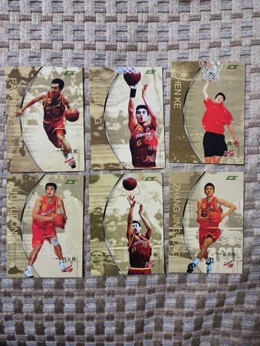 2000cba 球星卡奥博尼八一火箭队中国篮协授权刘玉栋李楠陈可刘强 - 图0