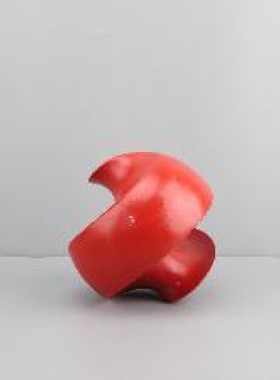 现代简约白色黑色异形摆件旋转扭曲螺旋摆件摆设房售楼处软装饰品