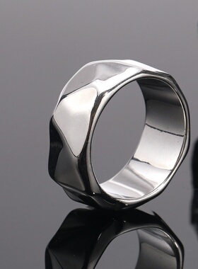 跨境复古时尚潮流男戒指ins小众