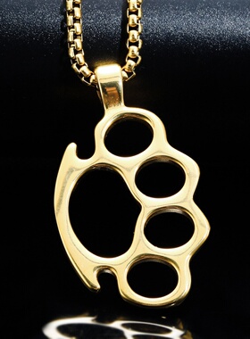 乌鸦不锈钢饰品潮流嘻哈风光面