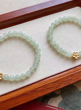 新款网红时尚和田玉福袋手链女珠