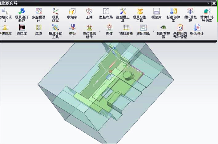 UGNX4至12注塑压铸模架MOLDWIZARD安装设计素材源文件资料培训 - 图0