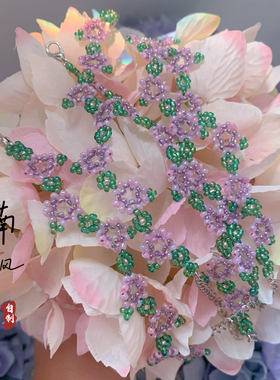 花藤款手工串珠手链女款时尚百搭饰品礼物送女友闺蜜手串气质国风