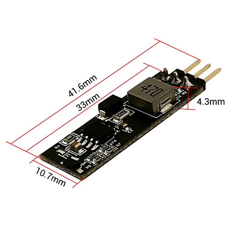 DCDC高电压18-90V降压15V/1A三端稳压模块替代LM7815高效率发热小-图1