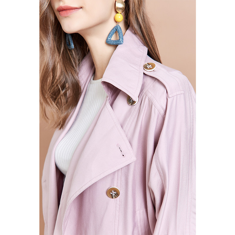 阿卡中长款韩版春秋2020新款风衣 artka风衣