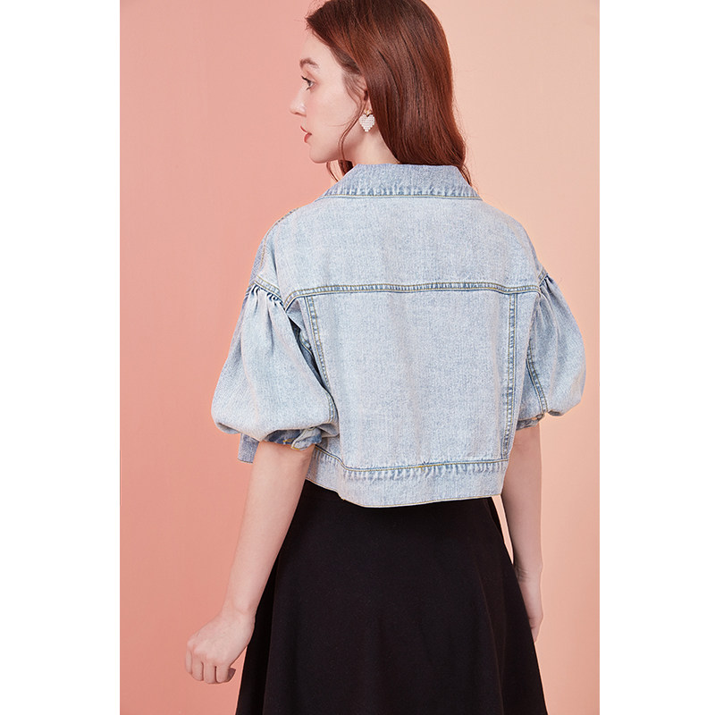 阿卡牛仔短款2020年初秋新款短外套 artka短外套