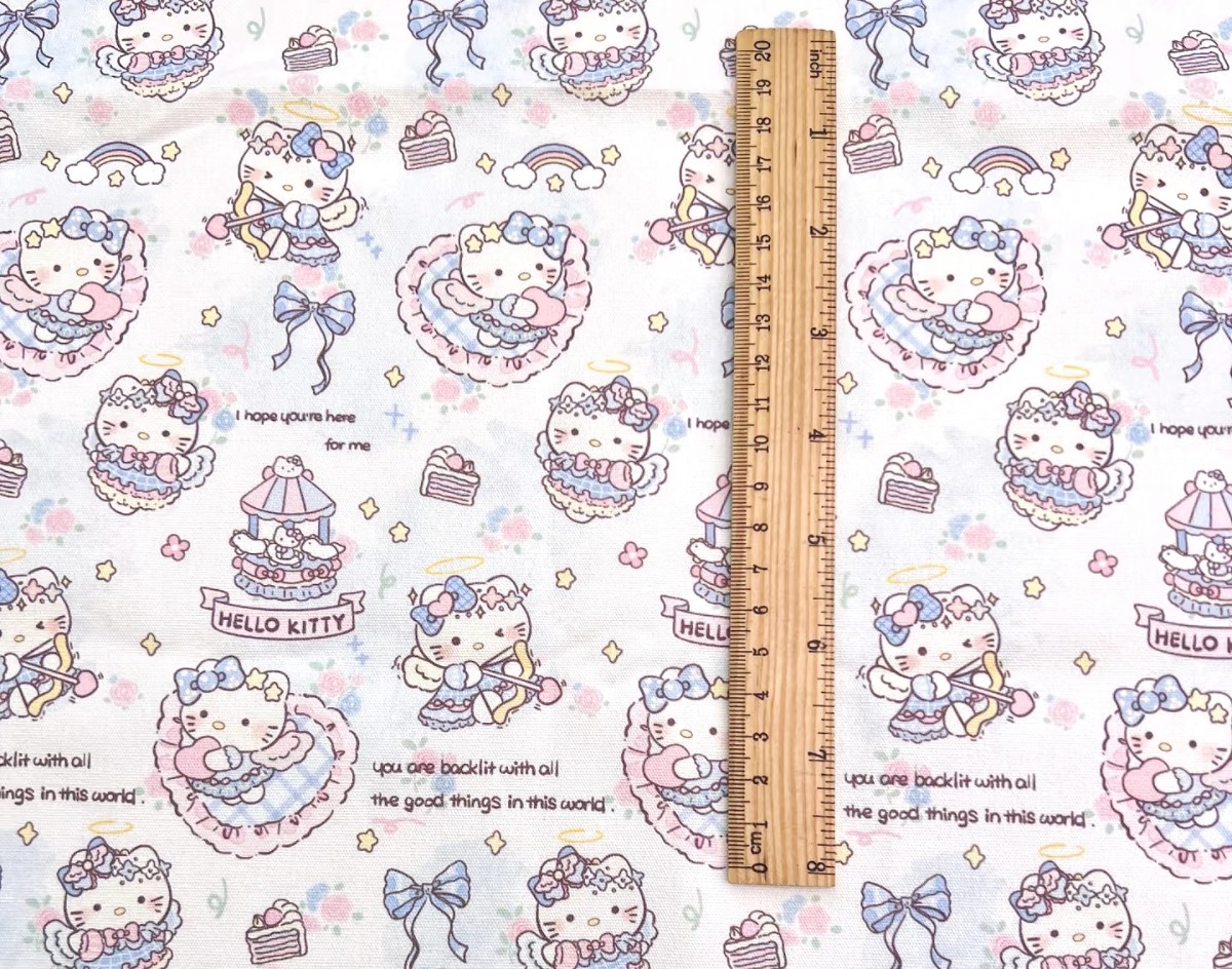 一米价设计师款40全棉府绸卡通爱心kt洛丽塔裙衬衣棉服肠圈布料,淘宝优惠券,粉丝福利购,淘宝优惠卷