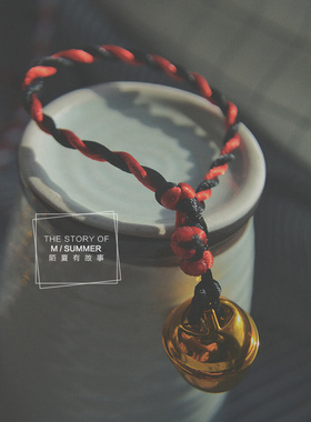 祈福陌夏故事连绳结绳神社大铃铛