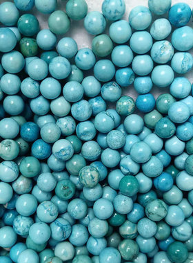 绿松石供曼扎圆宝石七宝修曼茶罗宝石加色绿松石曼扎七宝石250g