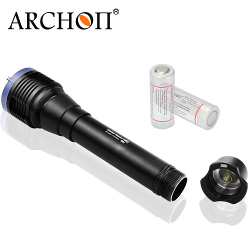 ARCHON奥瞳D22-II专业潜水手电筒1200流明水下照明奥瞳潜水手电筒 - 图2